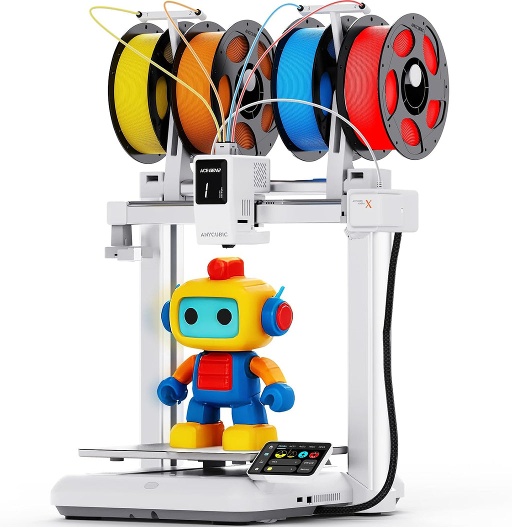 3D Drucker Mehrfarbig 260 x 260 x 260 mm Auto Leveling Multimaterial Drucker Kobra X 4 Farbdruck