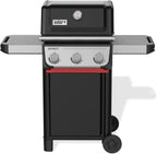 Gasgrill Spirit E-310 3 Brenner Snap-Jet Zündung Warmhalterost 51x46 cm Grillfläche 1500862 Schwarz 67,5x123x117 cm