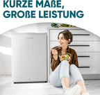 Mini Gefrierschrank GB 43.1 42 L 4-Sterne Tiefkühlschrank mit Schloss wechselbarer Türanschlag Eiswürfelschale