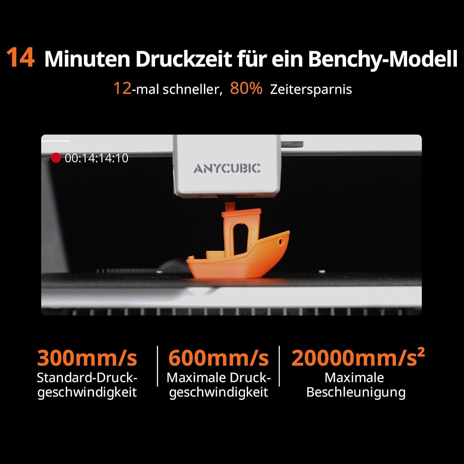 3D Drucker Mehrfarbig 260 x 260 x 260 mm Auto Leveling Multimaterial Drucker Kobra X 4 Farbdruck