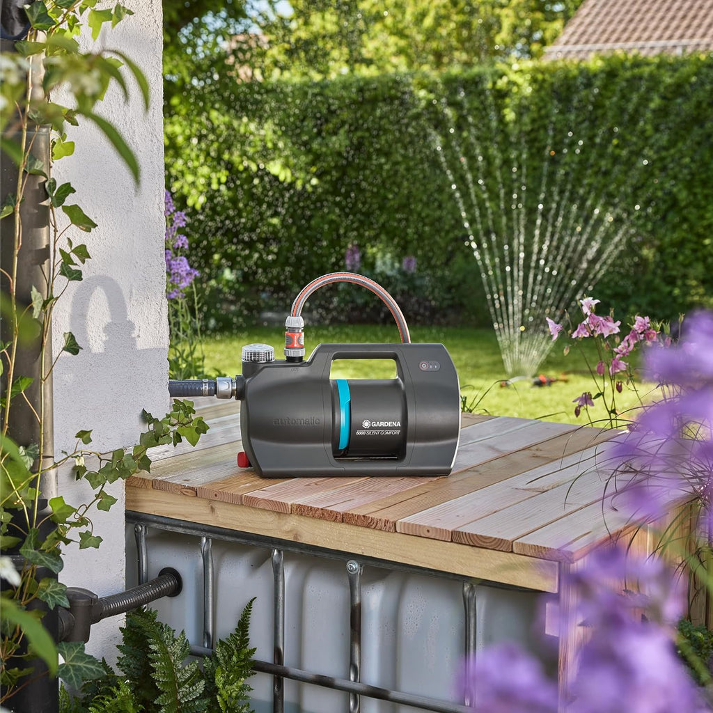 Haus- & Gartenautomat 5000 SilentComfort 09072-20 Hauswasserpumpe mit App Steuerung Silent Technologie energieeffizient dunkelgrau
