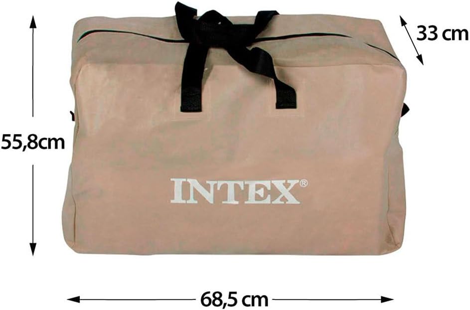 Schlauchboot Excursion 4 315 x 165 x 43 cm aufblasbares Boot mit 2 Paddeln Handpumpe und Zubehör