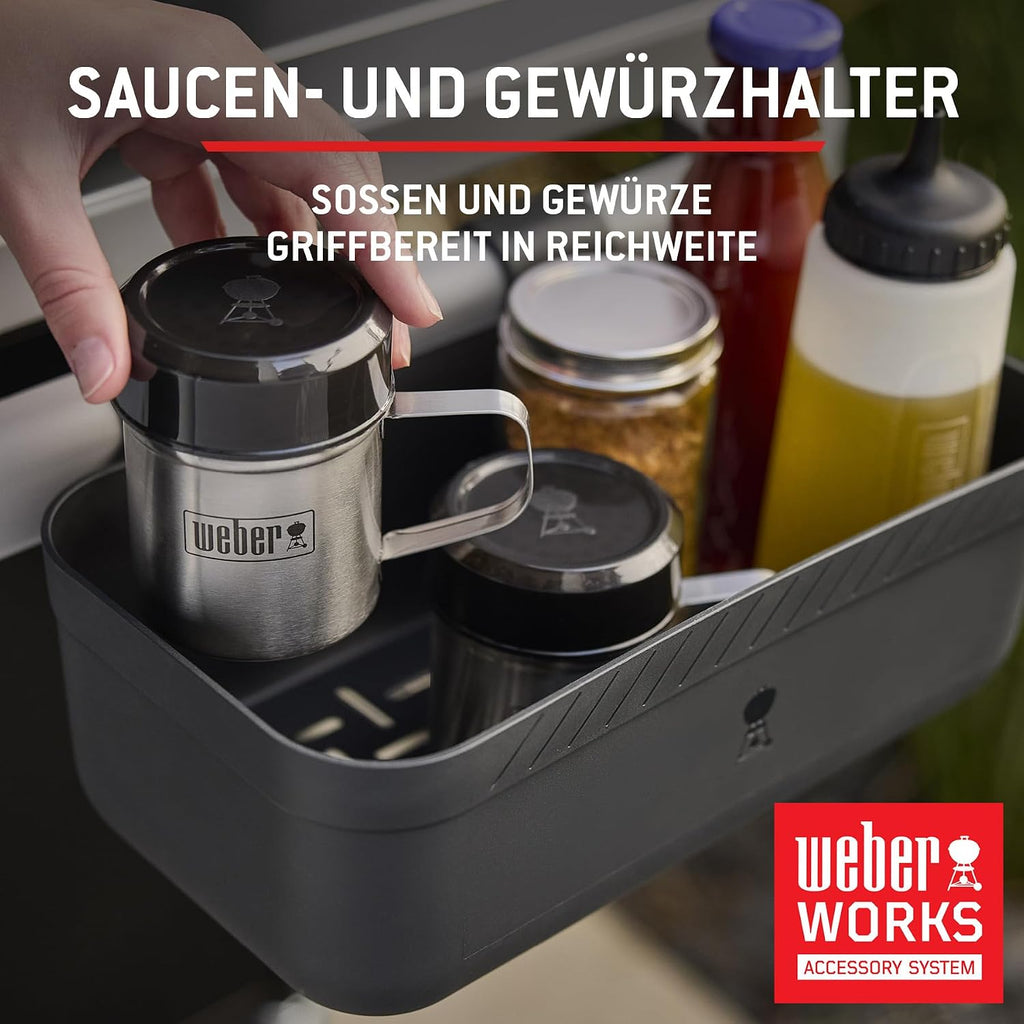 Gasgrill Spirit E-310 3 Brenner Snap-Jet Zündung Warmhalterost 51x46 cm Grillfläche 1500862 Schwarz 67,5x123x117 cm