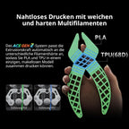 3D Drucker Mehrfarbig 260 x 260 x 260 mm Auto Leveling Multimaterial Drucker Kobra X 4 Farbdruck
