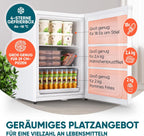 Mini Gefrierschrank GB 43.1 42 L 4-Sterne Tiefkühlschrank mit Schloss wechselbarer Türanschlag Eiswürfelschale
