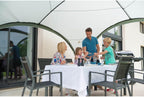 Pavillon Event Shelter XL 2000034472 4,5x4,5 m 20,2 m² UV Schutz 50 Stahlrahmen Polyester Party Zelt
