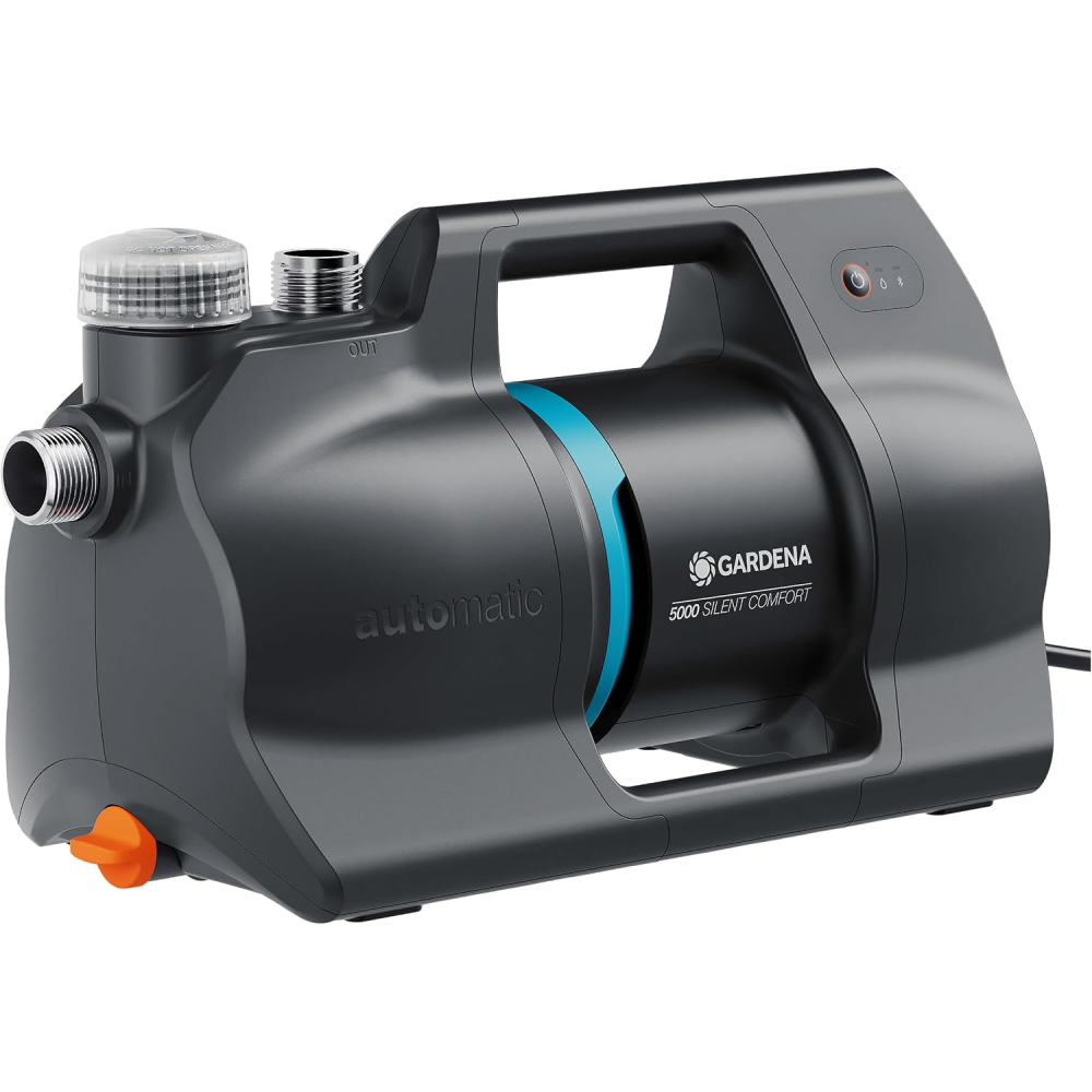 Haus- & Gartenautomat 5000 SilentComfort 09072-20 Hauswasserpumpe mit App Steuerung Silent Technologie energieeffizient dunkelgrau