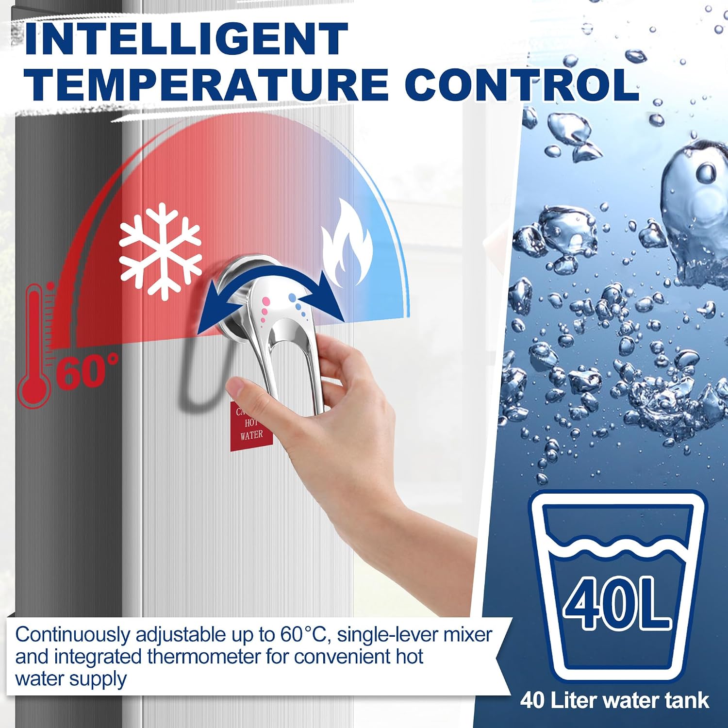 Solardusche 40 Liter mit Fußdusche und verstellbarem Duschkopf Gartendusche mit Schutzhülle für Pool Camping und Außenbereich