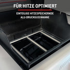 Gasgrill Spirit E-310 3 Brenner Snap-Jet Zündung Warmhalterost 51x46 cm Grillfläche 1500862 Schwarz 67,5x123x117 cm