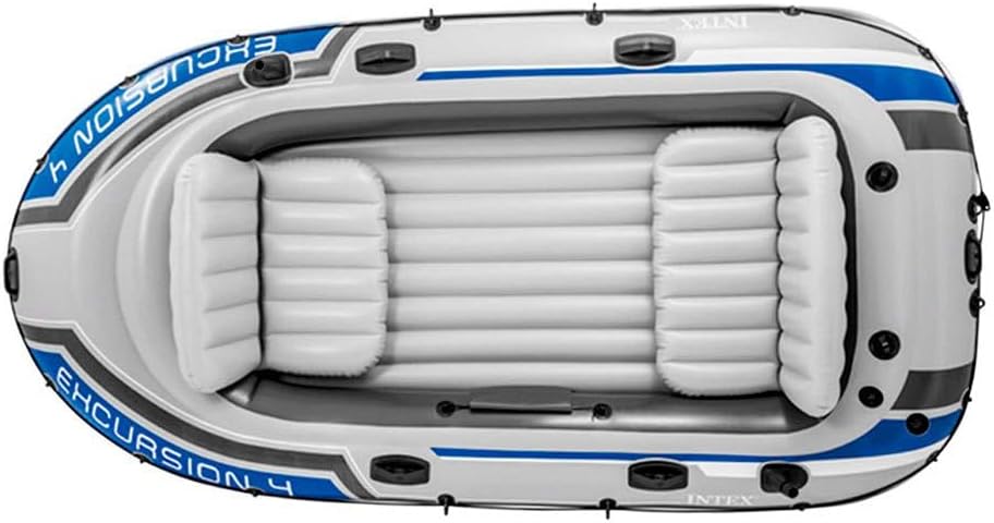 Schlauchboot Excursion 4 315 x 165 x 43 cm aufblasbares Boot mit 2 Paddeln Handpumpe und Zubehör