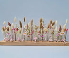 Eichenholz Trockenblumenleiste 30 cm / 60 cm - Tischdeko Wanddeko Flower Board
